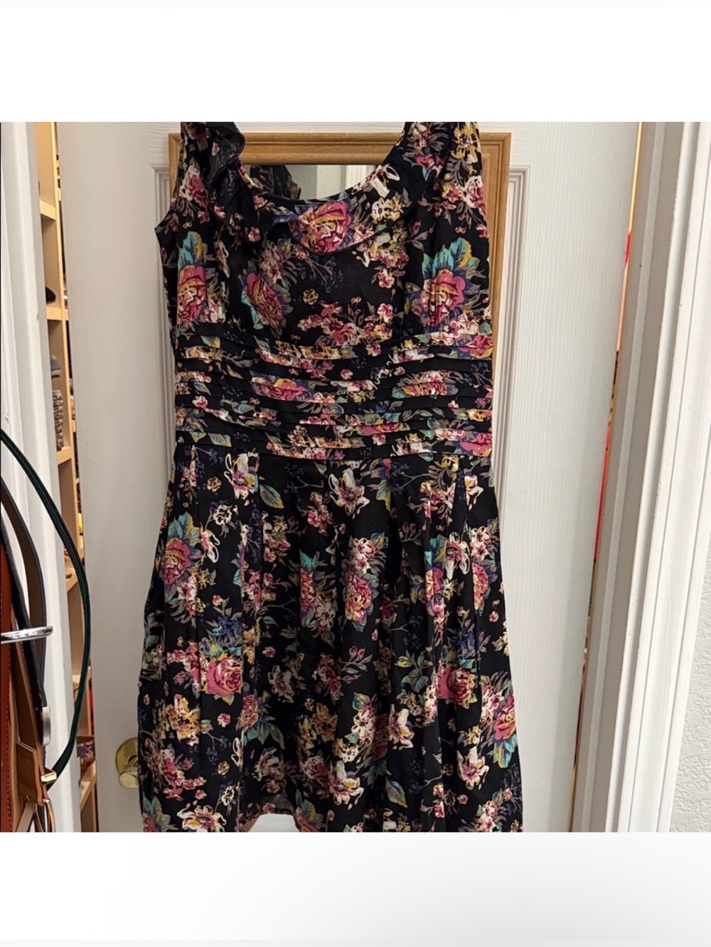 American Rag Floral Midi Dress with Multicolor Blooms